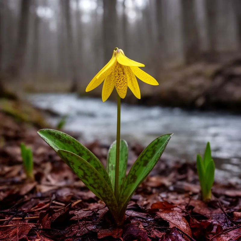 yellow adder's tongue