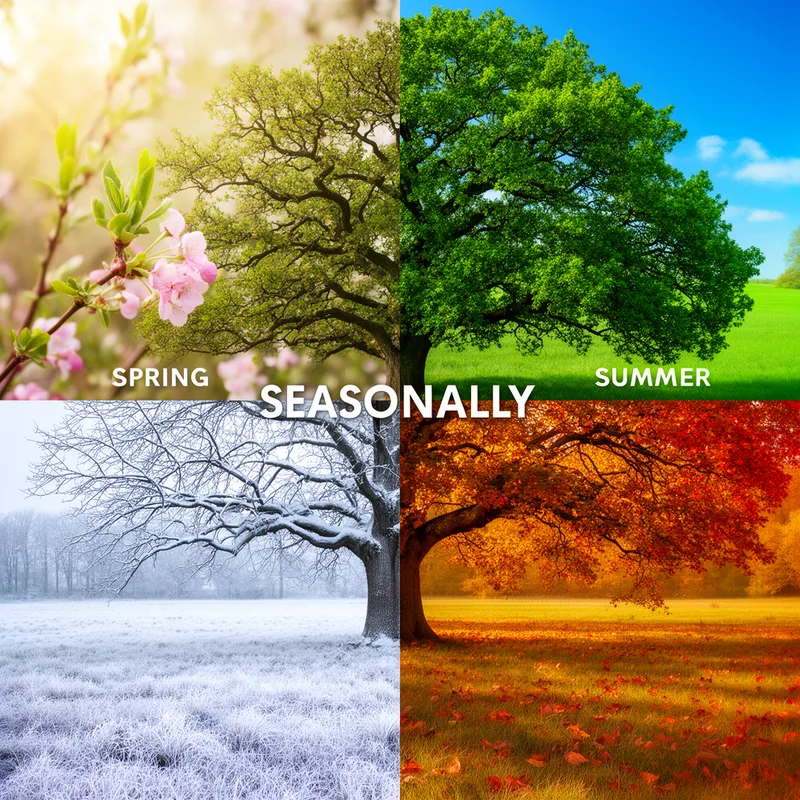 seasonally