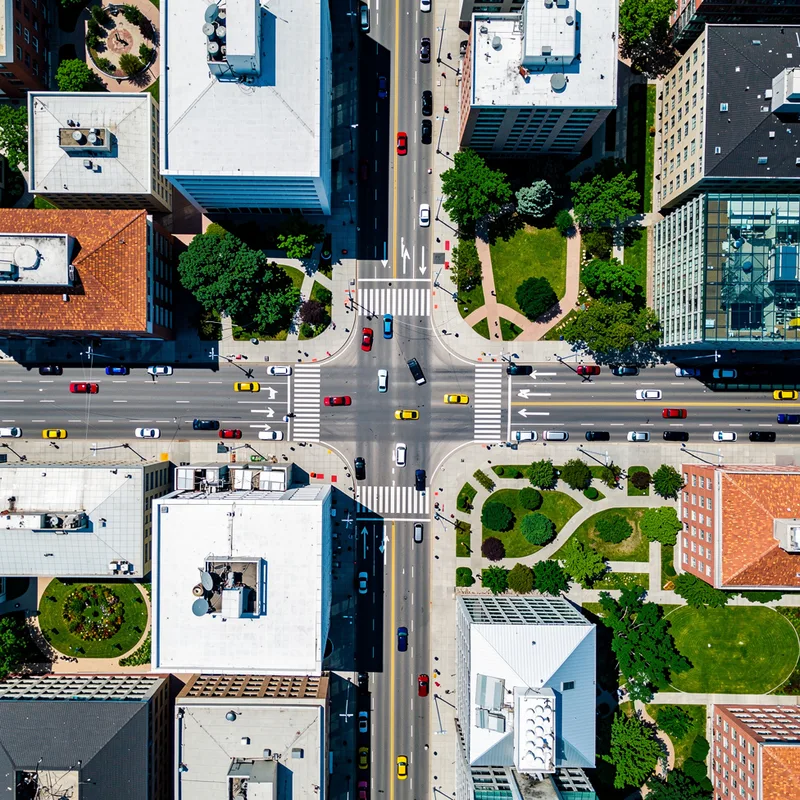 bird's eye view