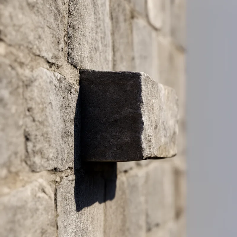 to protrude