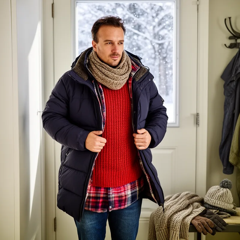 to clothe oneself in layers