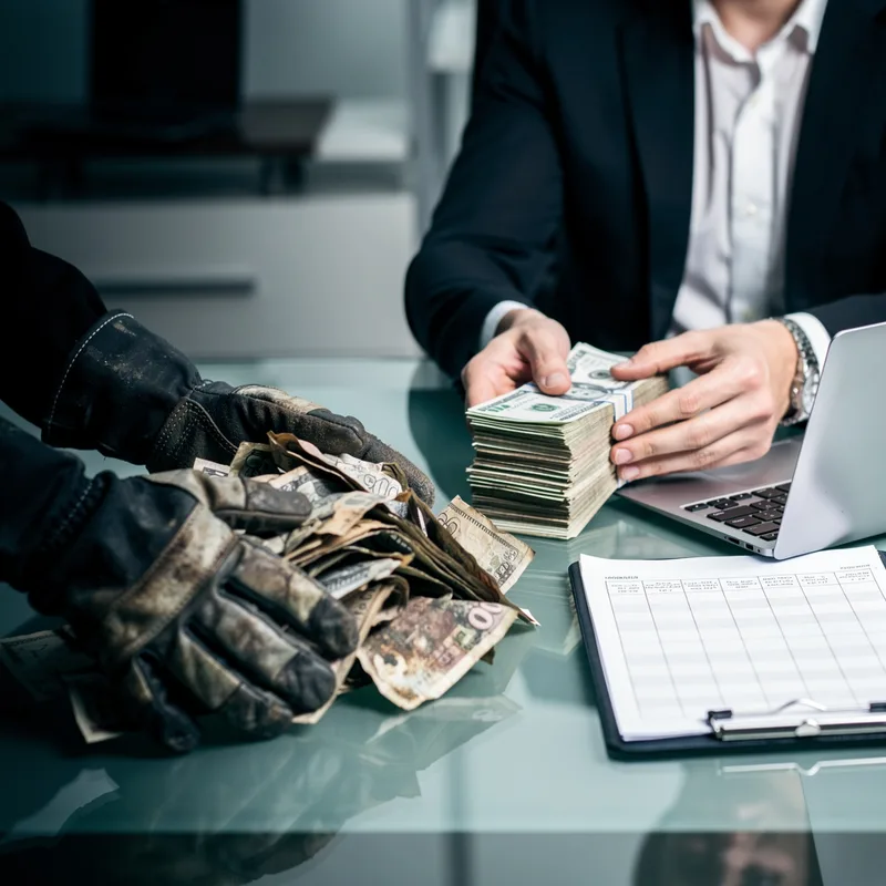 to launder money