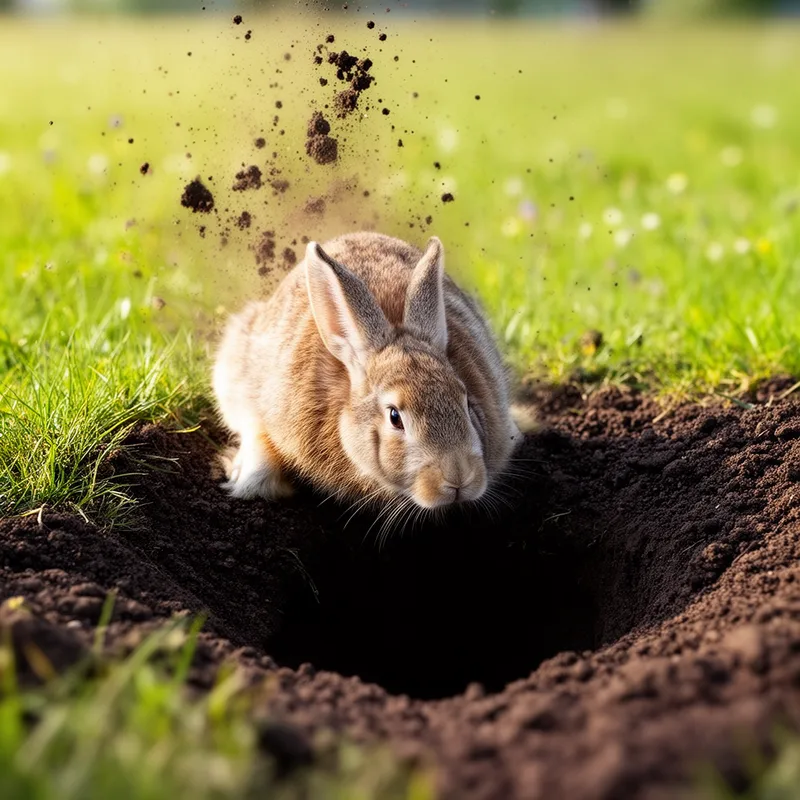 to burrow