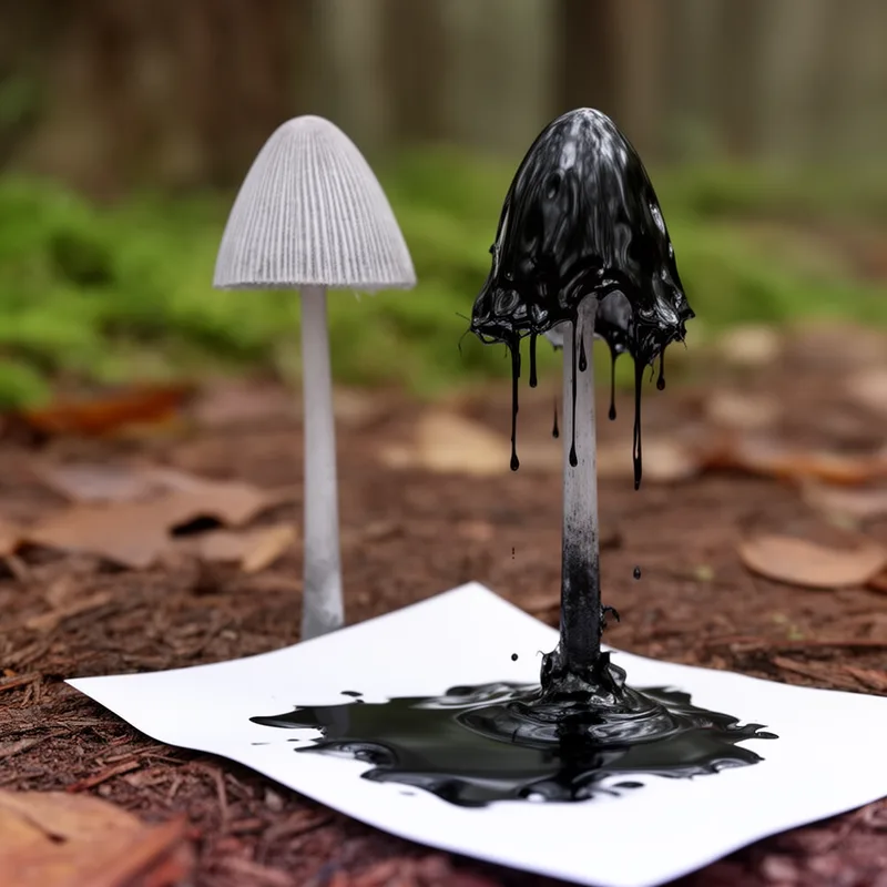 inky-cap mushroom