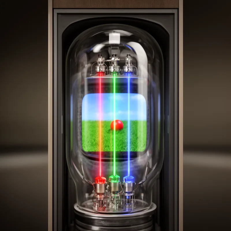 tricolor television tube