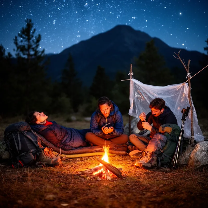 to bivouac