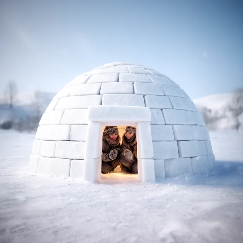 snow house