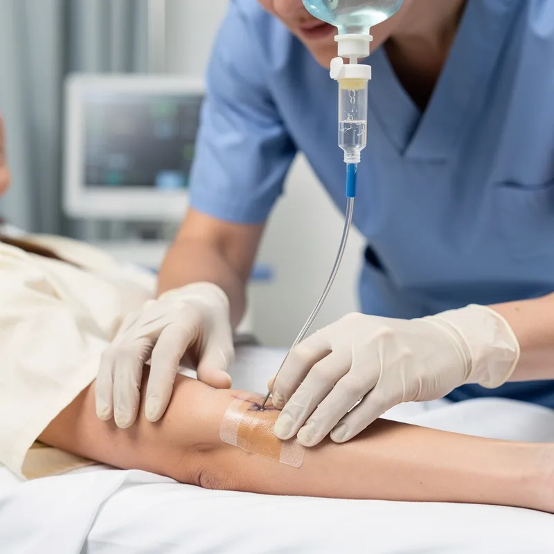 intravenously