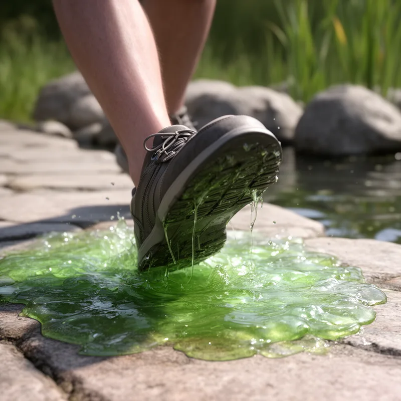 slimy substance