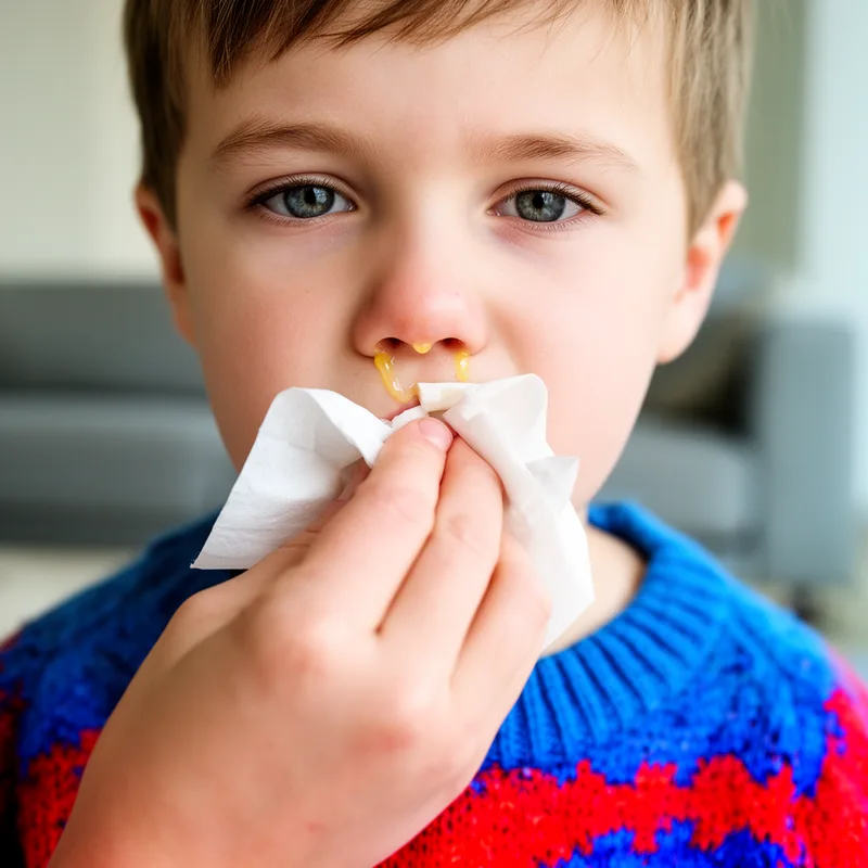 to wipe the snot