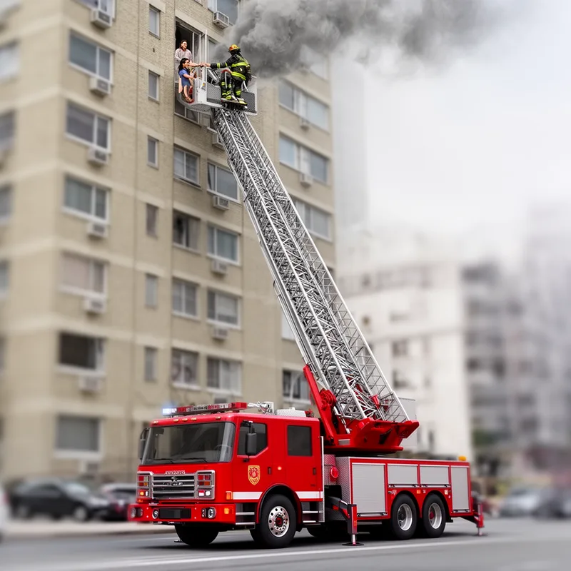 aerial ladder truck