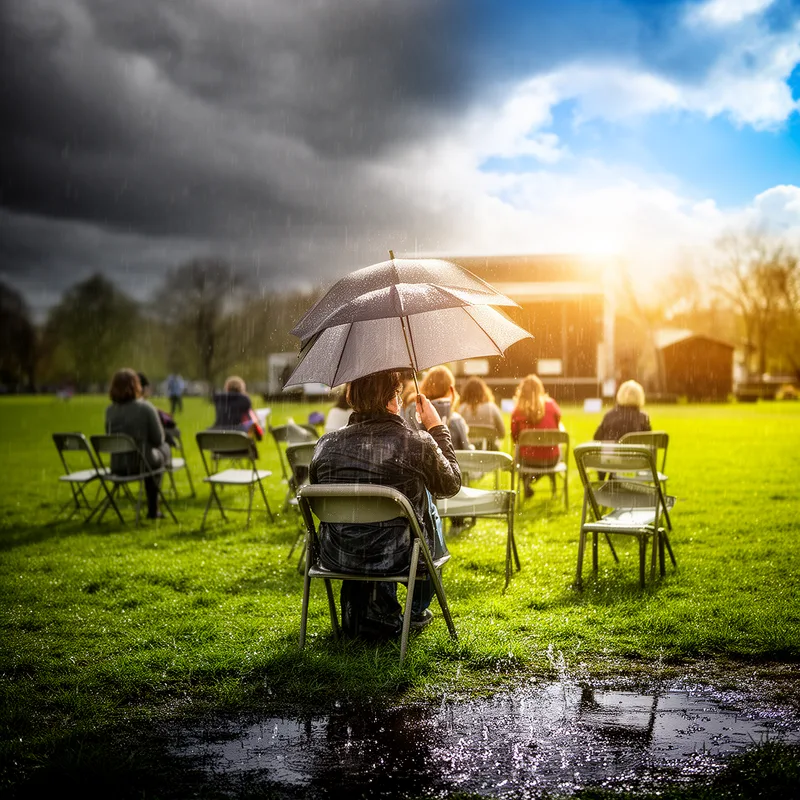 showery