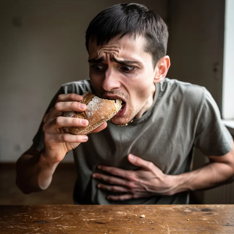 from hunger
