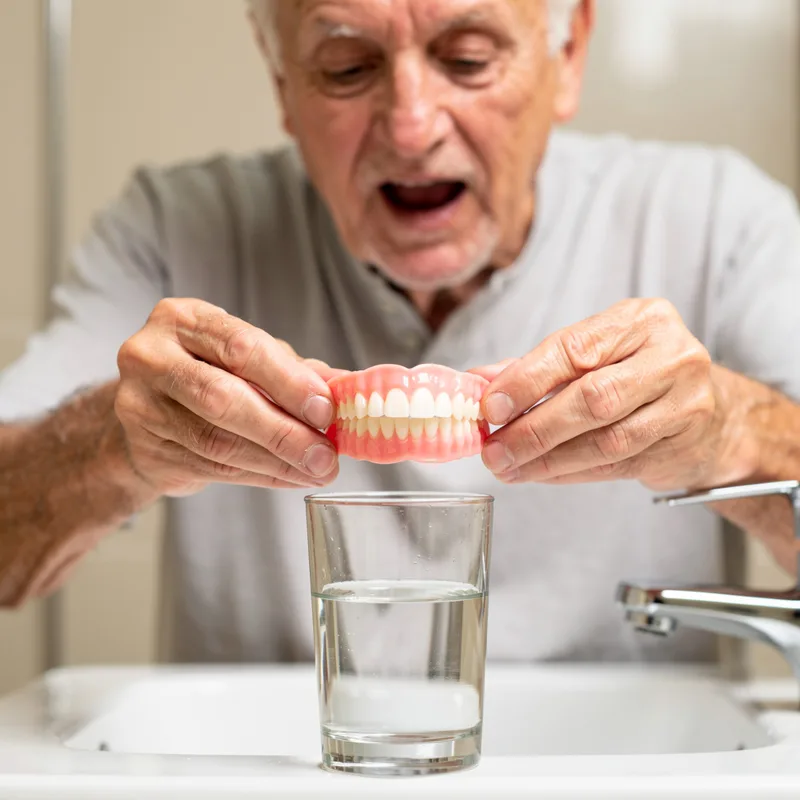 false teeth
