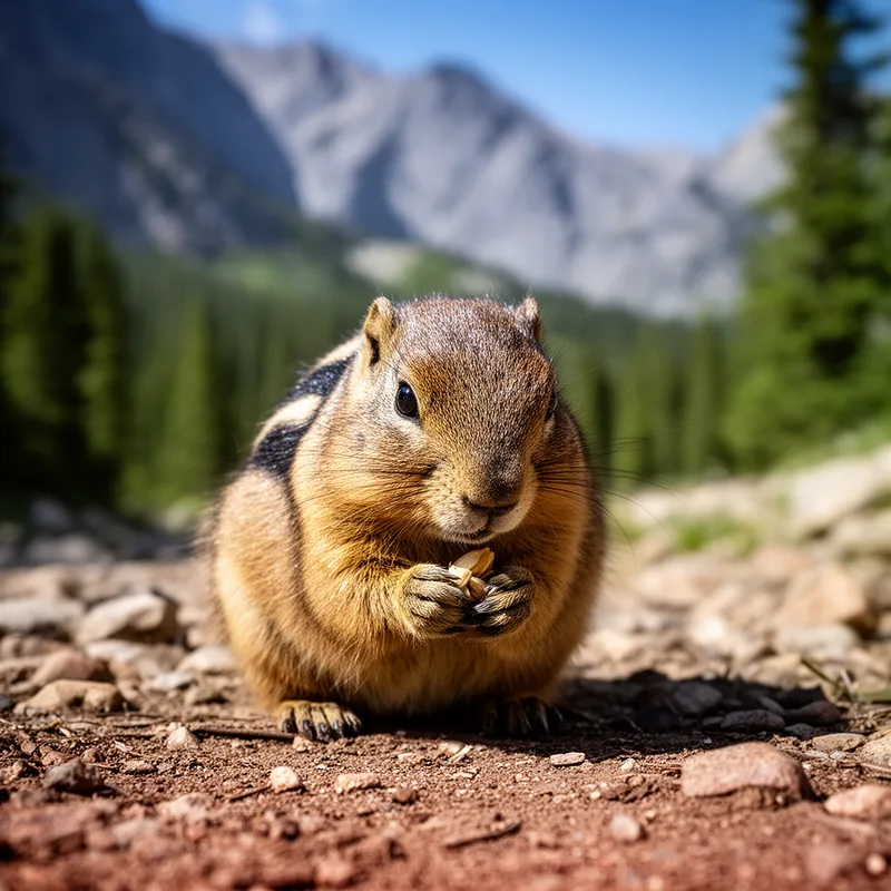 mantled ground squirrel