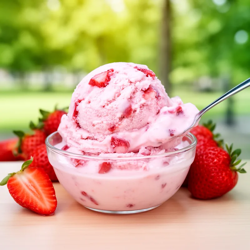 strawberry ice cream