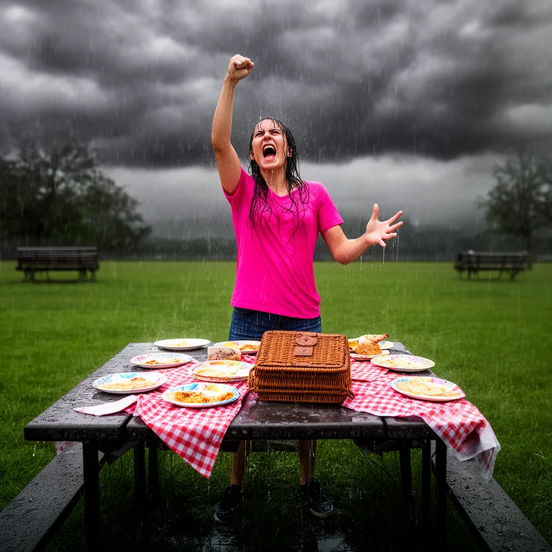 to curse the weather