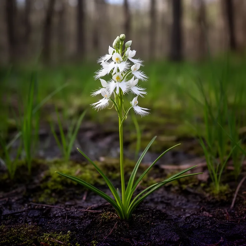 Habenaria nivea