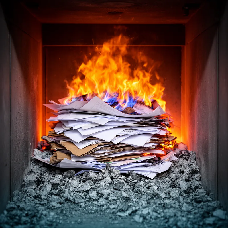 to incinerate