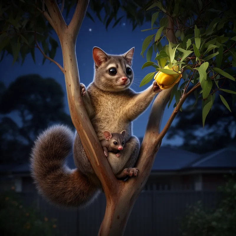 brush-tailed phalanger