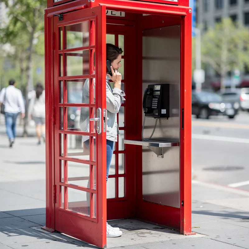 telephone booth