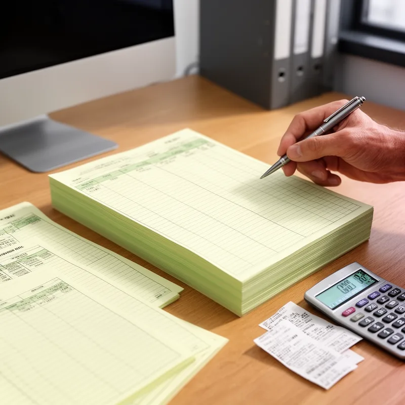 ledger paper