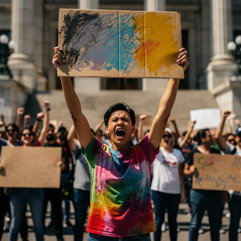 protestor