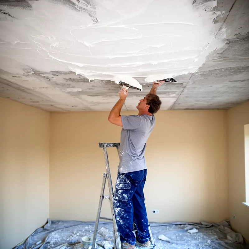 to plaster the ceiling