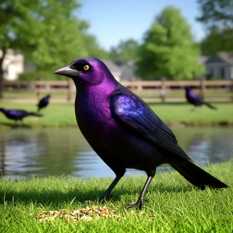 purple grackle