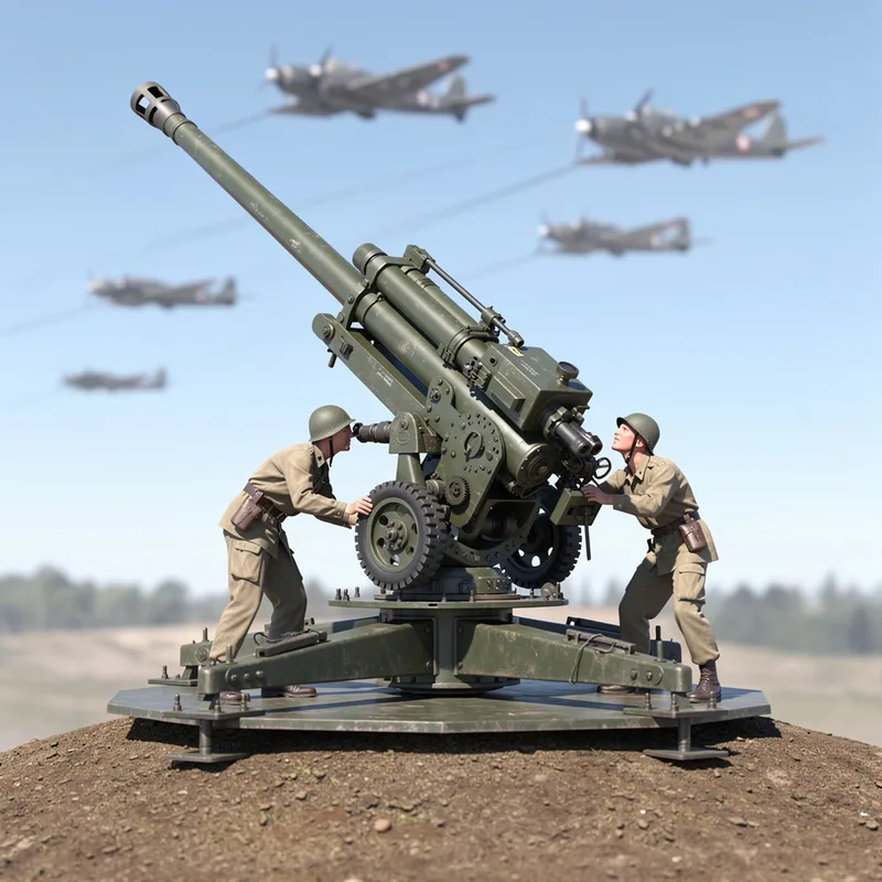 antiaircraft gun