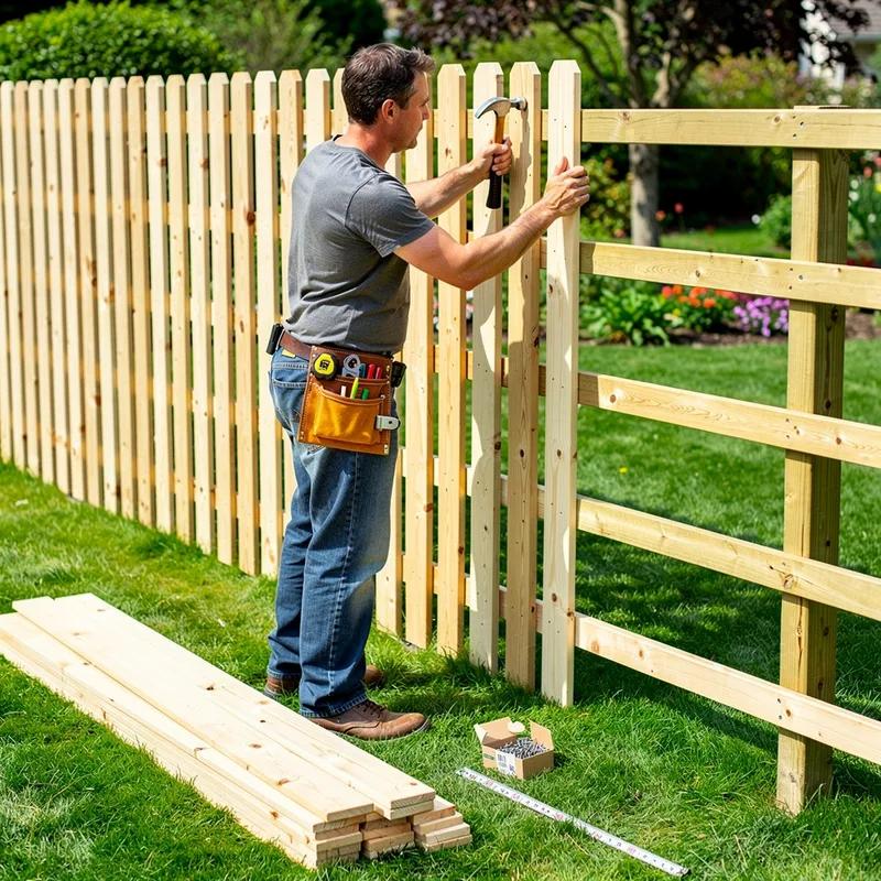 to build a fence