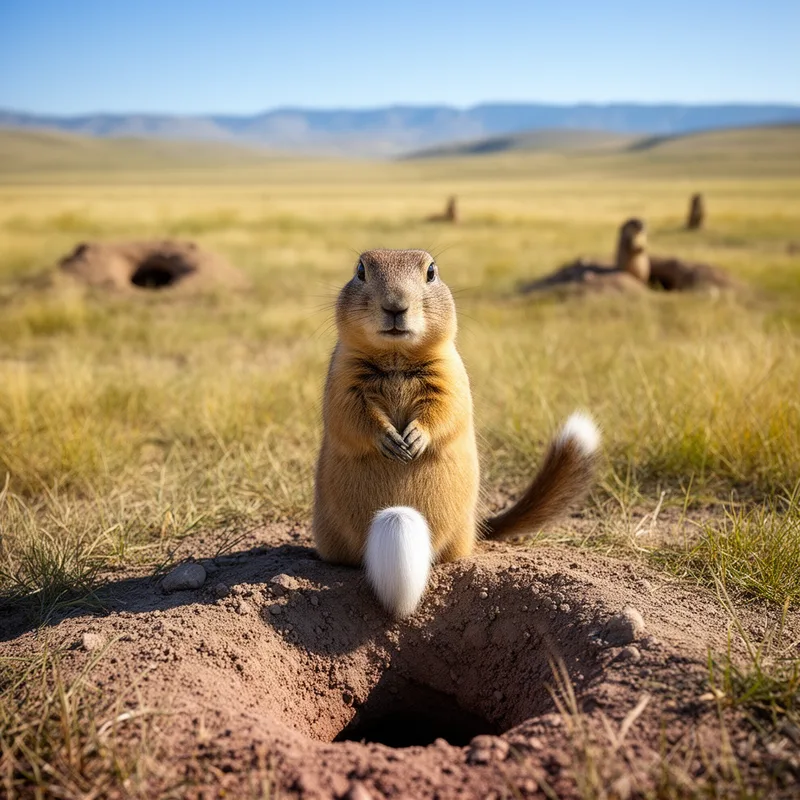 whitetail prairie dog