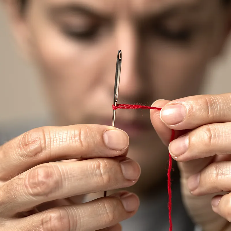 to thread the needle