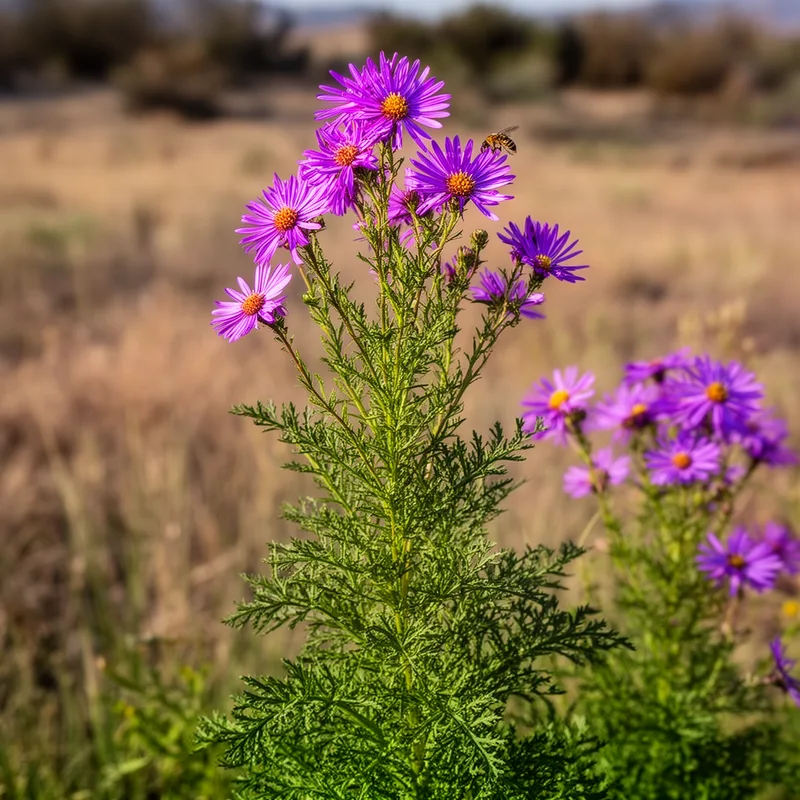 Machaeranthera tanacetifolia