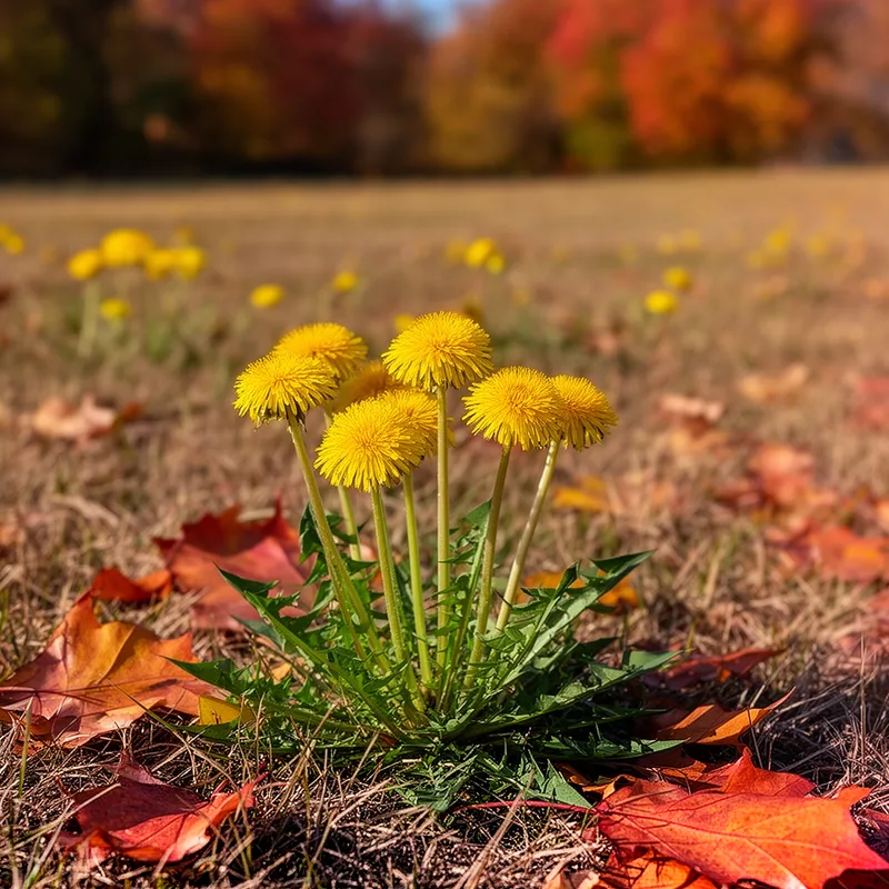fall dandelion