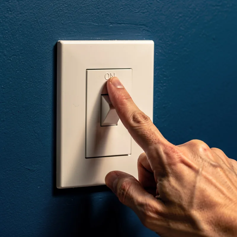 to flip the switch