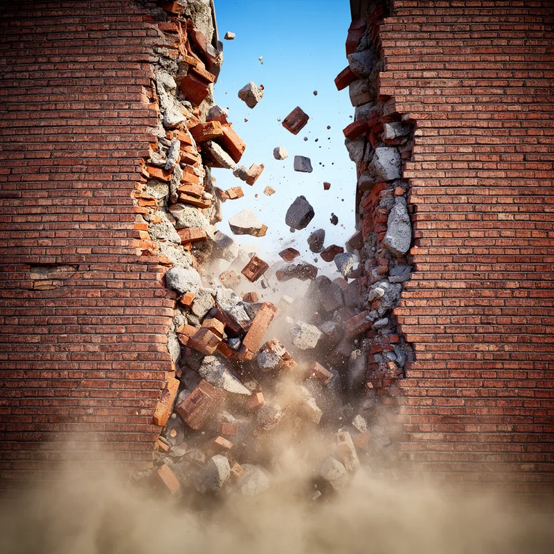 to collapse