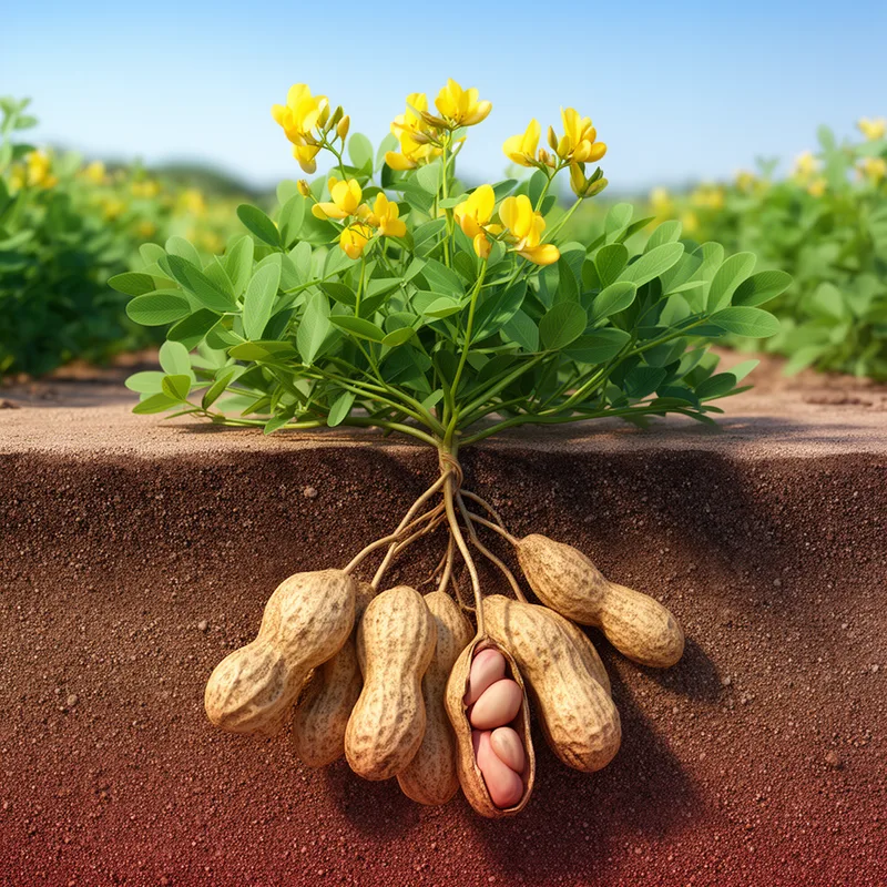 peanut vine