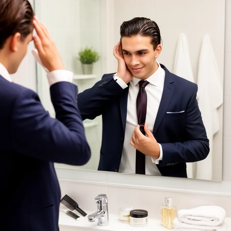 slicked up