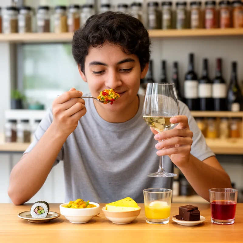 to develop one's palate
