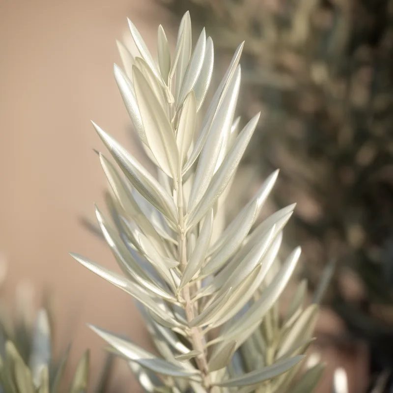 silvery-green