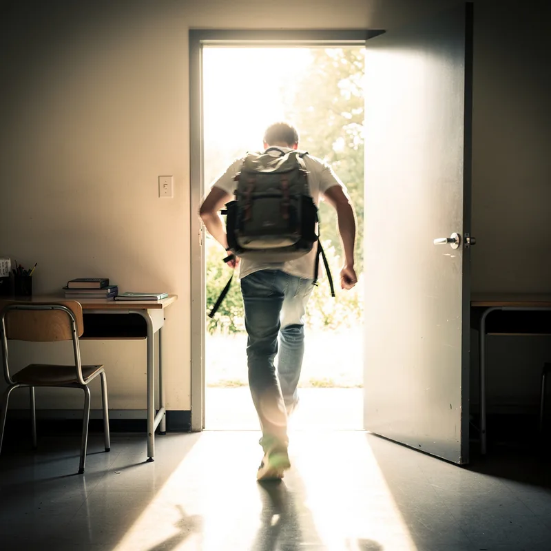 outta here