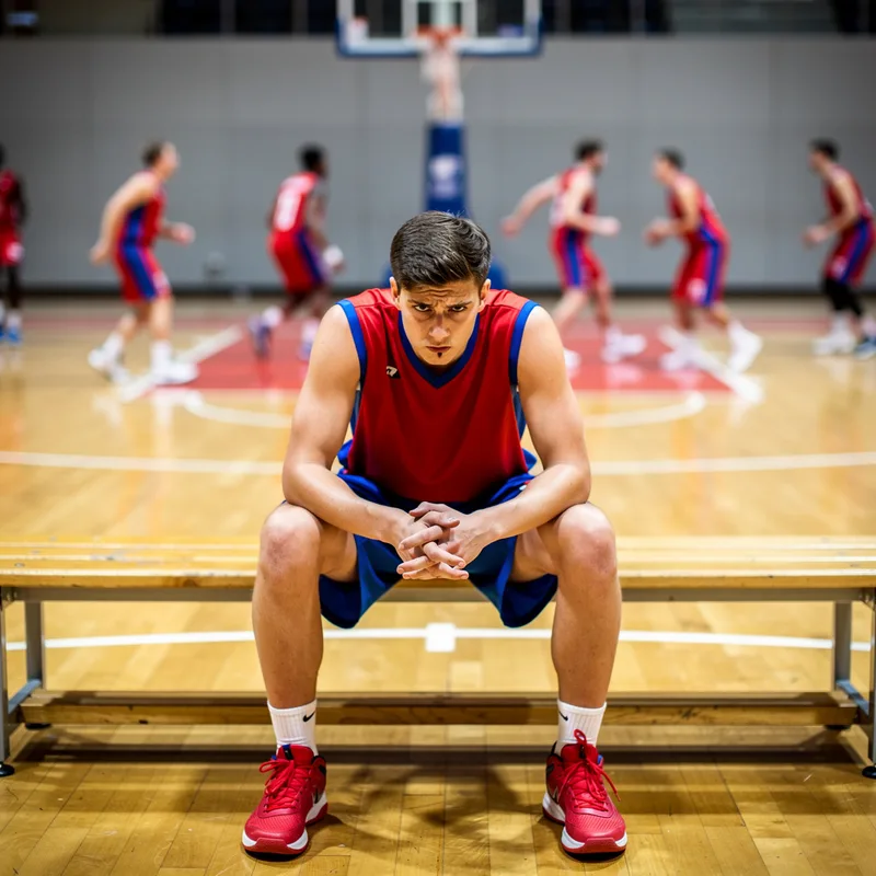 to ride the bench