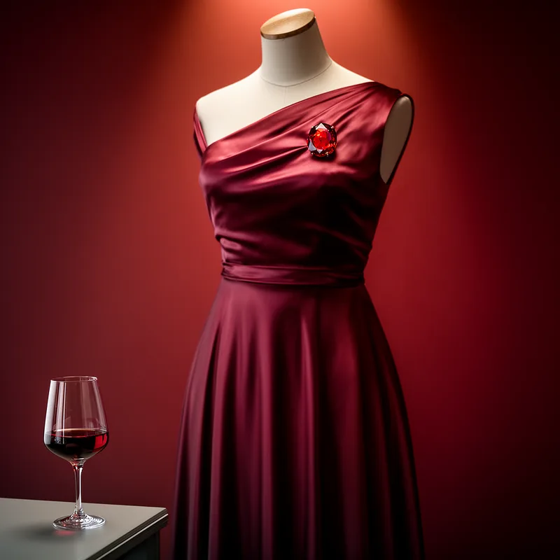 garnet-colored