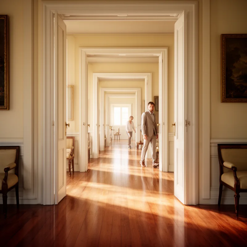 enfilade of rooms