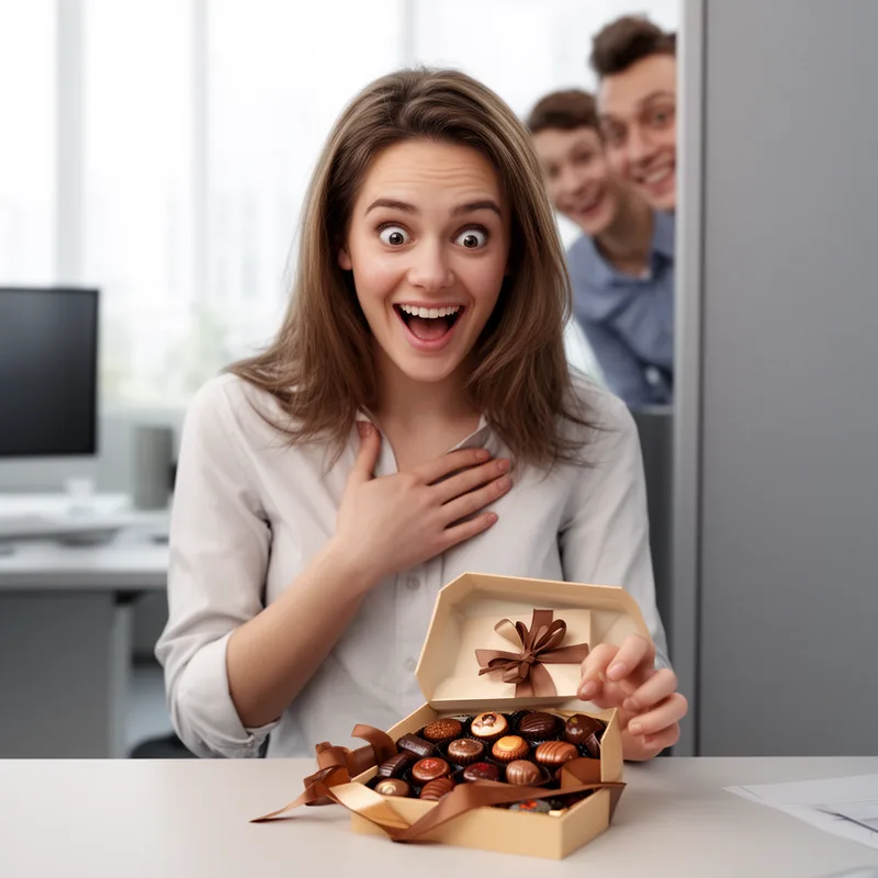 chocolate-box surprise