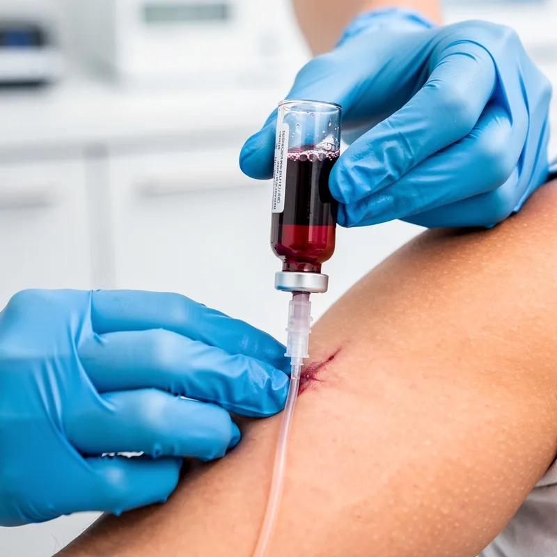 to draw blood