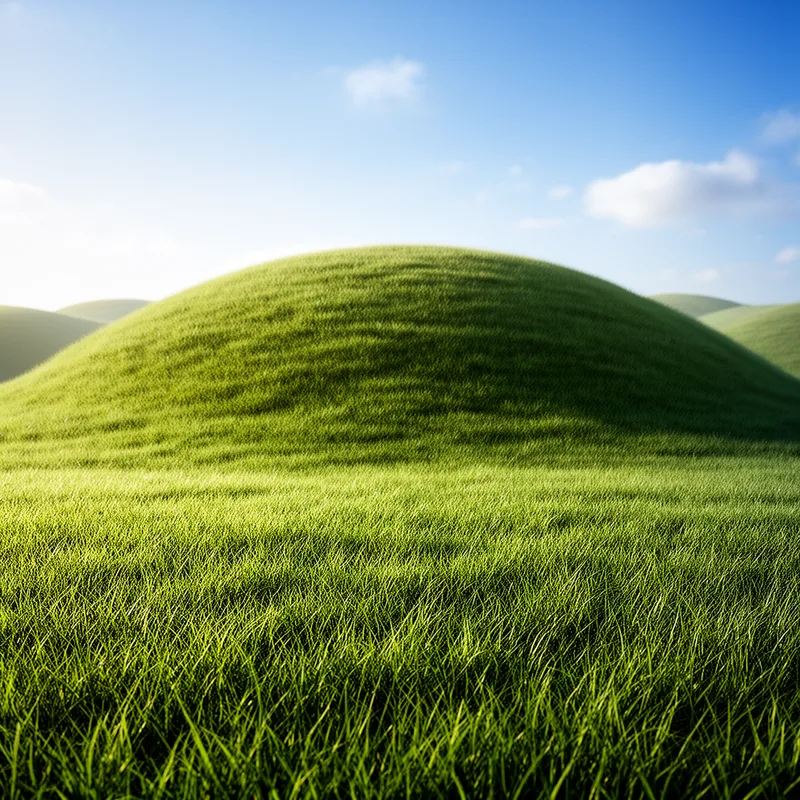 grass-covered