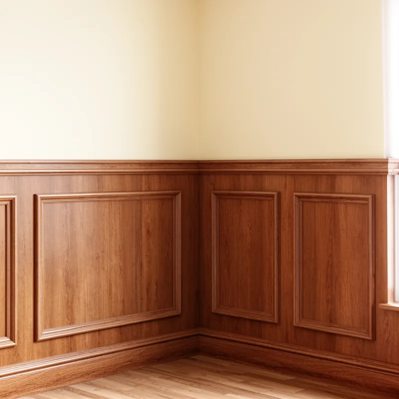 wainscoted