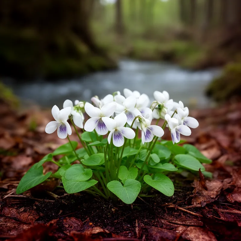 sweet white violet